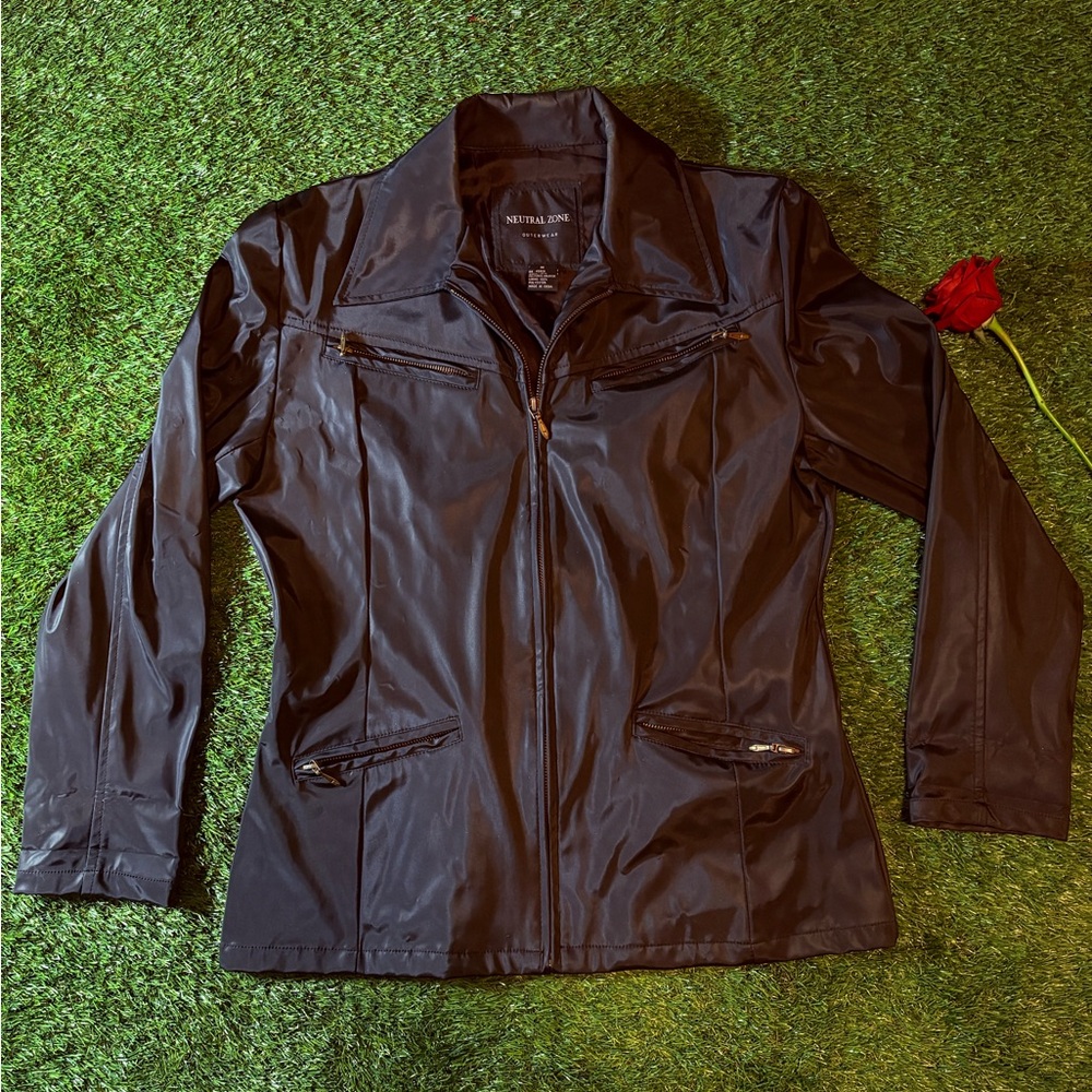 Neutral zone womens outerwear zip up jacket
